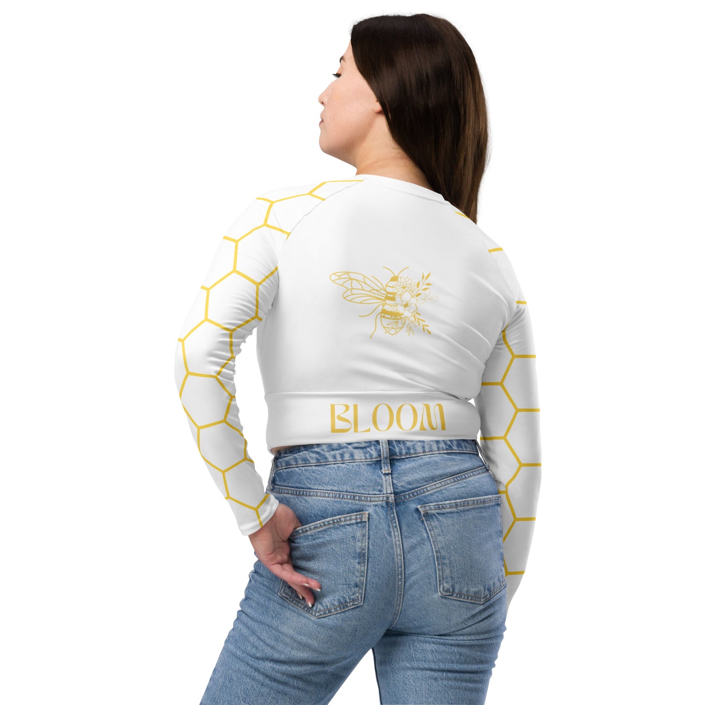Icon long-sleeve sports crop top